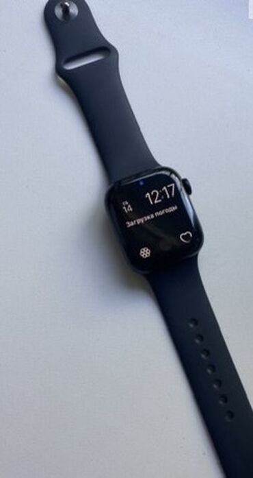 apple watch 9 цена в бишкеке: Apple Watch 7 идеальное состояние. Черный цвет. Есть дополнительный