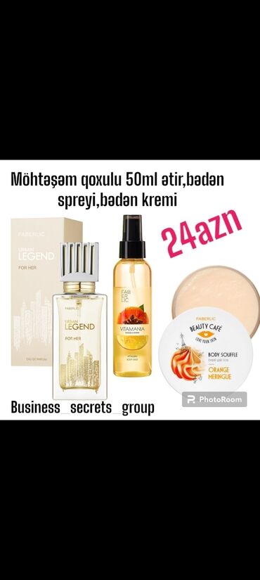 ənlik: Endirimli Qadın Üçün Hədiyyəlik Dəst 50 ml Qadın Parfümu 120 ml