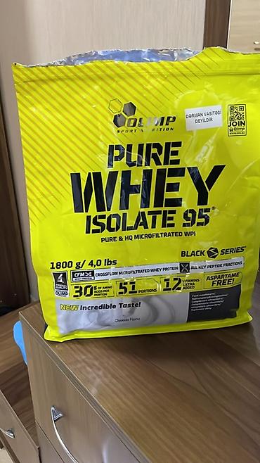 whey protein isolate: Protein Çəki: 1501 - 2000 g, Yeni — 2
