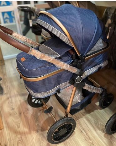 прогулочные коляски для новорожденных: Балдар арабасы, түсү - Көгүлтүр, Жаңы
