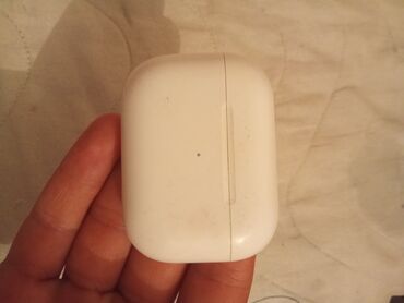 микро наушник: İşlənmiş Simsiz (Bluetooth) Qulaqcıqlar, Apple, rəng - Ağ