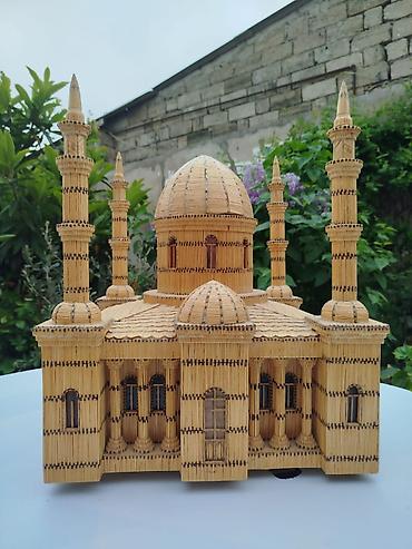 hediyeler: Kibrit çöpləri ilə hazırlanmış mükəmməl əl işidir. Hər bir detalı — 1