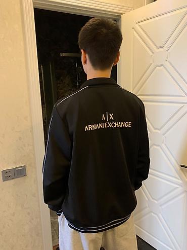 palto qara: Pencək, Naxışsız, Armani Exchange, L — 1