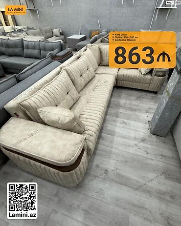 divan kafe: Künc divan – La Mini - Model: Künc divan - Ölçülər: 300 × 200 sm - — 1