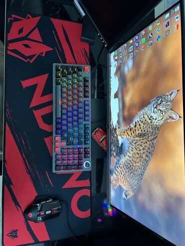 Klaviaturalar: Full oyun dəsti Gaming Mous Gaming Klaviatura Güclü Kalonka Böyük — 3