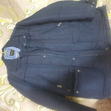 секонд хенд кожаные куртки: Куртка 5XL (EU 50), 6XL (EU 52), цвет - Синий