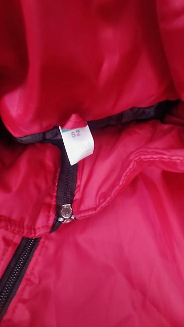 Kurtkalar: Qırmızı rəngli kişilər üçün qışlıq/yağışlıq jaket - Beden: 52 — 3