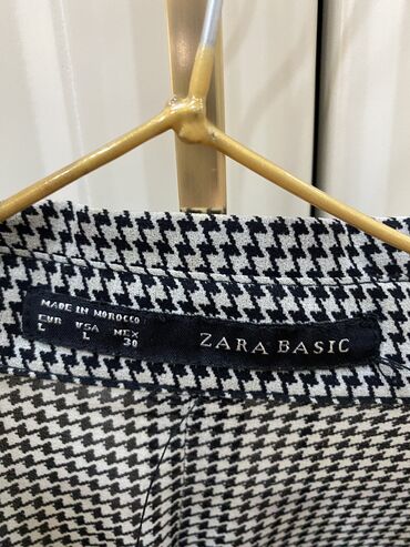 köynək: Zara, L (EU 40), XL (EU 42), rəng - Qara