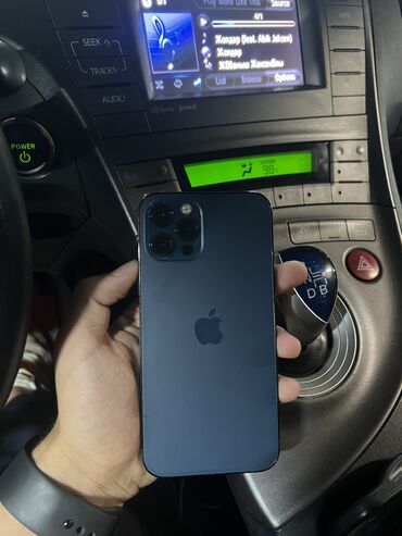 поко х3 цена бишкек 256 гб: IPhone 12 Pro, Колдонулган, 128 ГБ, Blue Titanium, 80 %