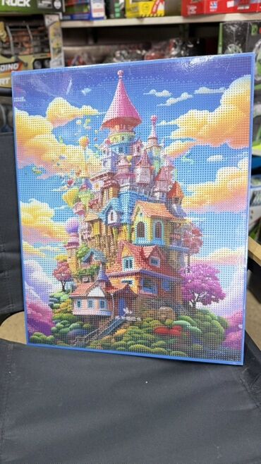 Другие предметы коллекционирования: Картины по номерам/алмазная мозаика на холсте (на подрамнике), наборы — 4