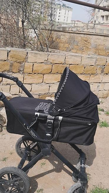 Modullu arabalar: Uşaq arabası və auto-kreslo dəsti - Rəng: qara, dairəvi naxışlı — 2