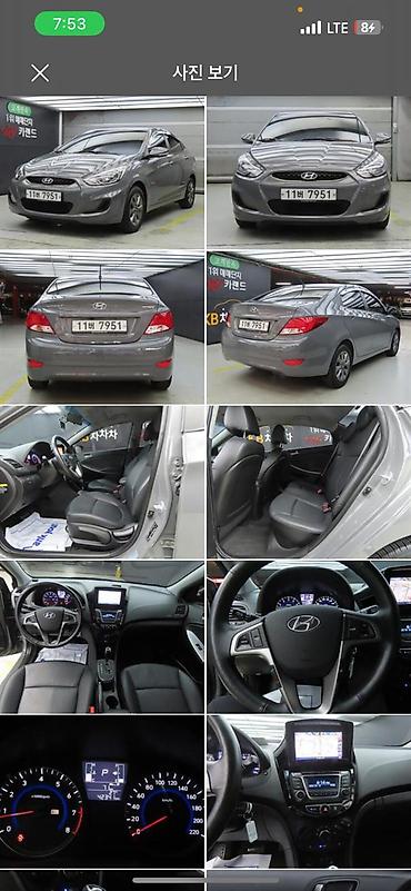 дешёвый машины: Hyundai Accent: 2019 г., 1.4 л, Автомат, Бензин, Седан — 8