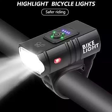 micro: Светодиодный фонарь для велосипеда 10W 800LM 6 режимов с USB-зарядкой — 2