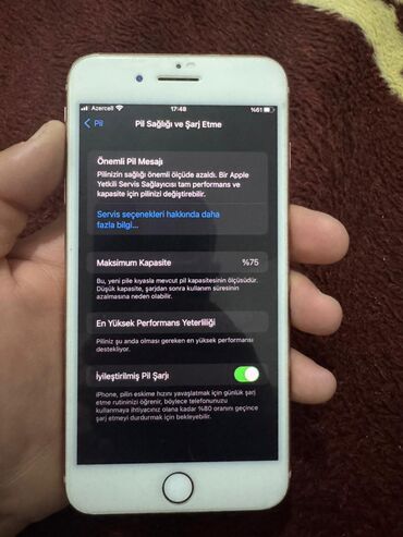 Apple iPhone: IPhone 8 Plus, 64 GB, Qızılı, Barmaq izi — 5