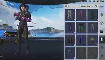 PUBG Mobile hesabı – zəngin inventar və nadir kosmetiklər - Silah