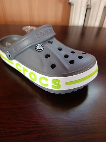 джибитсы: Сабо, 37.5, Crocs, Новый, цвет - Серый, Самовывоз — 2