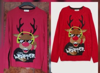 детские вязаные кроссовки: Марка Н&М. Новогодний пуловер на 14 лет, унисекс модель, на С-М at lalafo.az детские вязаные кроссовки: Марка Н&М. Новогодний пуловер на 14 лет, унисекс модель, на С-М