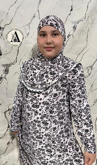 Uşaq dünyası: Uşaq üçün çiçək naxışlı namaz dəsti - İki hissədən ibarət komplekt — 3