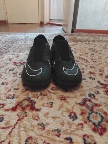 обувь корея: Мужские кроссовки, 37, Nike, Б/у, цвет - Черный, Самовывоз