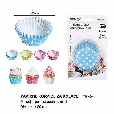 KMT Tačkasti uzorak papirna podloga za tortu/čaša – Kmt Style -