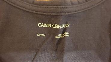 klein: Мужская футболка, S, Calvin Klein, Новый, цвет - Синий, Самовывоз — 2