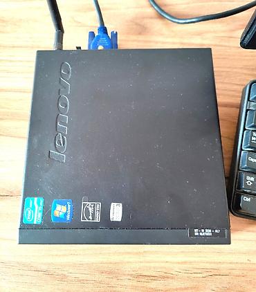 Masaüstü kompüterlər və komponentlər: Lenovo mini PC + HP monitor komplekti Tərkib: - Lenovo mini kompüter — 9