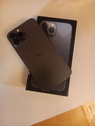 iphone 13 pro dubai: IPhone 13 Pro Max, 256 GB, Qara, Barmaq izi, Face ID