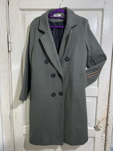 зара пальто: Дубленка, Made in KG, Длинная модель, M (EU 38)