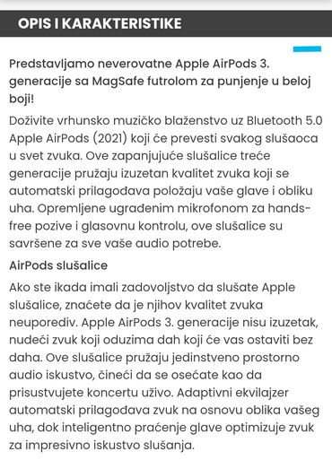Slušalice: Predstavljamo neverovatne Apple AirPods 3. generacije sa MagSafe — 3