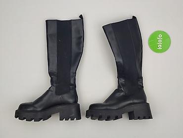buty czolgi: Zara, Kozaki damskie, rozmiar 37 — 2