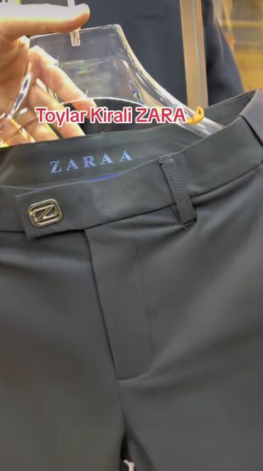 zara jeans: Şalvarlar Zara, XS (EU 34)
