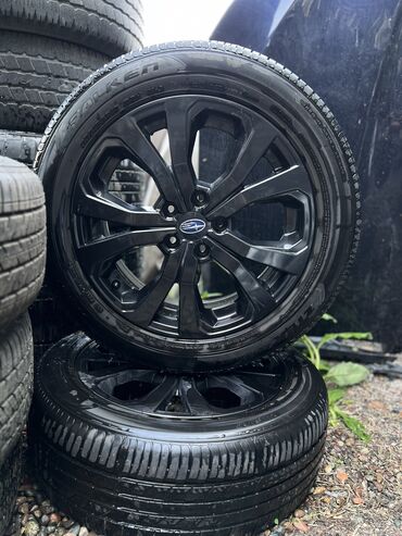 кузов 2101: Дөңгөлөктөр монтажда 225 / 55 / R 18, All-season, Колдонулган, Комплект, Жеңил унаалар, Куйма, тешиктери - 5