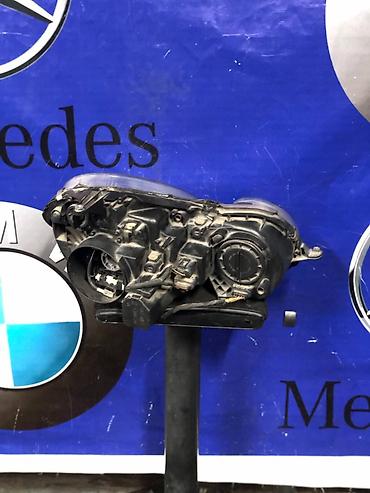 hella e34: Передняя левая фара Mercedes-Benz 2007 г., Б/у, Оригинал, Япония — 2
