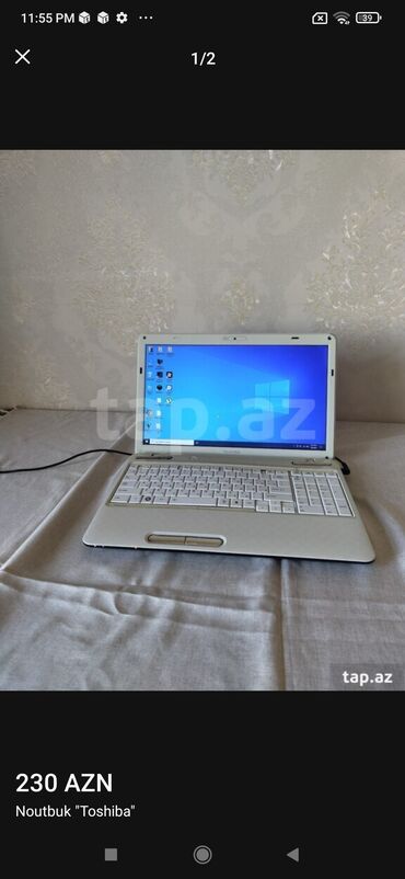 Kompüter ehtiyyat hissələri: İşlənmiş Toshiba, 15.4 ", Intel Core i3, 1 TB, Ünvandan götürmə