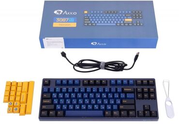 Клавиатуры: AKKO 3087ds механическая проводная игровая клавиатура Оригинальная