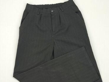 spodnie satynowe: Material trousers, 11 years, 146, condition - Very good