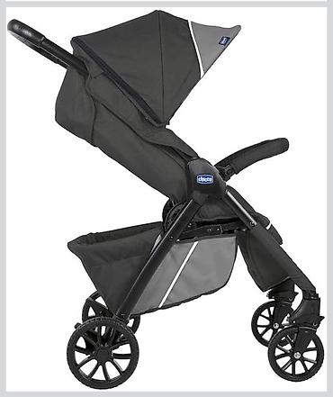 Коляска, Chicco, цвет - Черный, Б/у