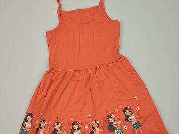 pomarańczowa sukienka: Sukienka, Palomino, 8 lat, 122-128 cm, stan - Dobry