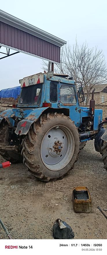 Digər kənd təssərüfat avadanlığı: Belarus MTZ-82.1 təkərli traktor - 4x4 (ön dartı) aqreqatlı - — 2