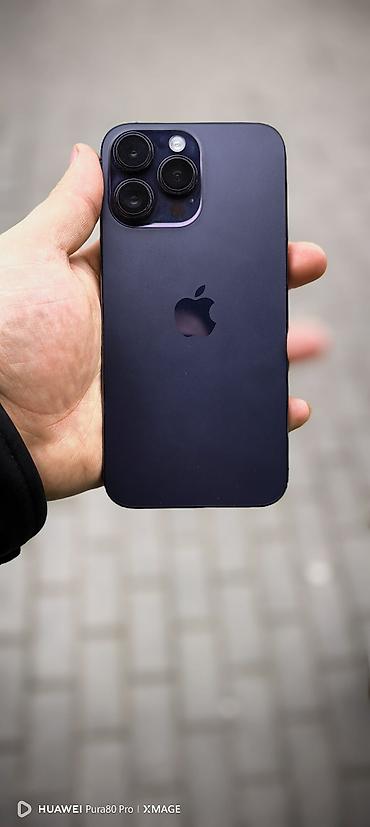 iphone case: IPhone 14 Pro Max, 256 GB, Deep Purple, Face ID, Sənədlərlə, Zəmanət — 1