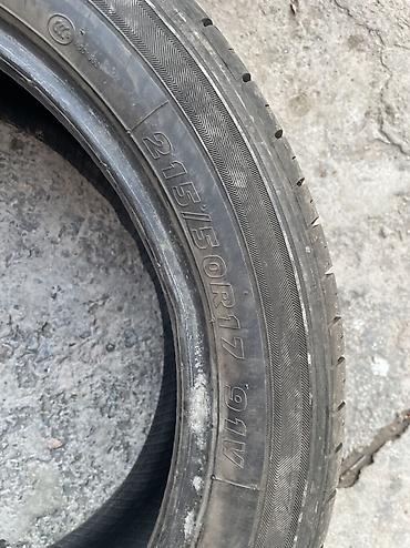17 5: Шины 215 / 50 / R 17, Лето, Б/у, 1 шт, Легковые, Корея, Kumho — 4