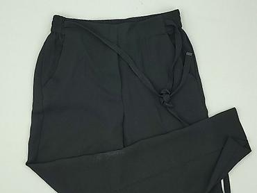 czarne cargo pull and bear: MNG, Spodnie materiałowe damskie, rozmiar S — 1