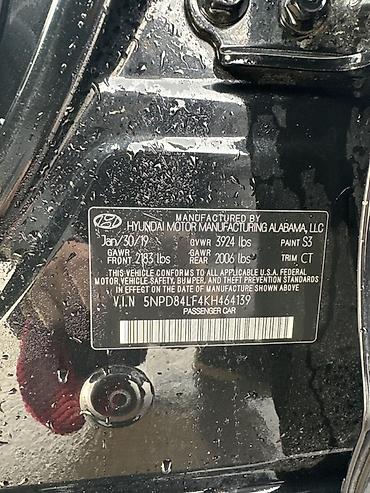 Hyundai: Hyundai Elantra: 2019 г., 2 л, Автомат, Бензин, Седан — 10