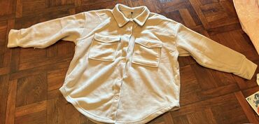 фатзорб в железной упаковке: Teze boyuk beden bej rəngli flis “şaket” (köynək-kurtka) - Material