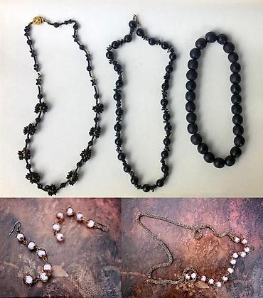 Ogrlice: Tri ogrlice i Ogrlica i minđuše IZUZETNE. Cene su odredjene — 2