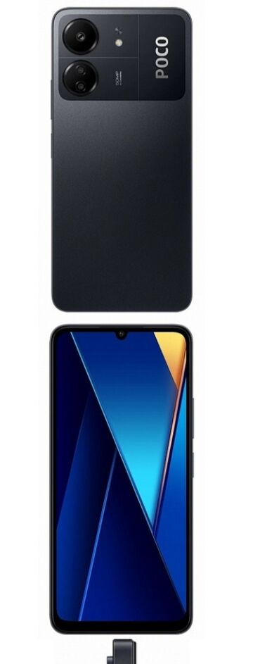 Poco: Poco C65, Б/у, 256 ГБ, цвет - Черный, 2 SIM