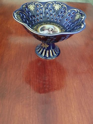 original cobalt: Çexiya istehsalı Haacl Cizek markalı əl işi incə porcelan — 1