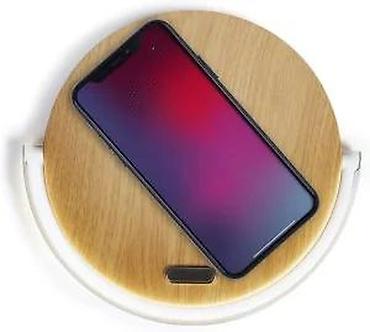 Ostali aksesoari za mobilne telefone: Drvena bežična Qi stanica za punjenje sa LED lampom (2‑u‑1) - Bežično — 13