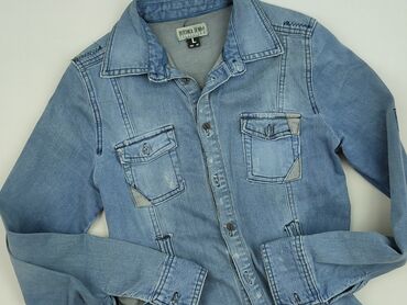 brązowe spodnie woskowane stradivarius: Bershka, Women`s shirt, size L (EU 40)