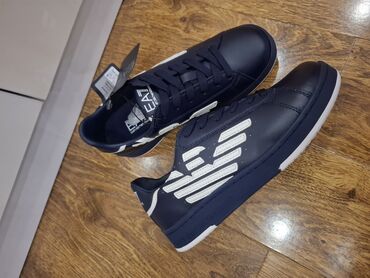 Кроссовки и спортивная обувь: Кроссовки, 35, Emporio Armani, Новый, цвет - Синий, Самовывоз